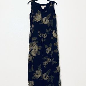 Norton McNoughton Crepe Dress (Black/Taupe)
